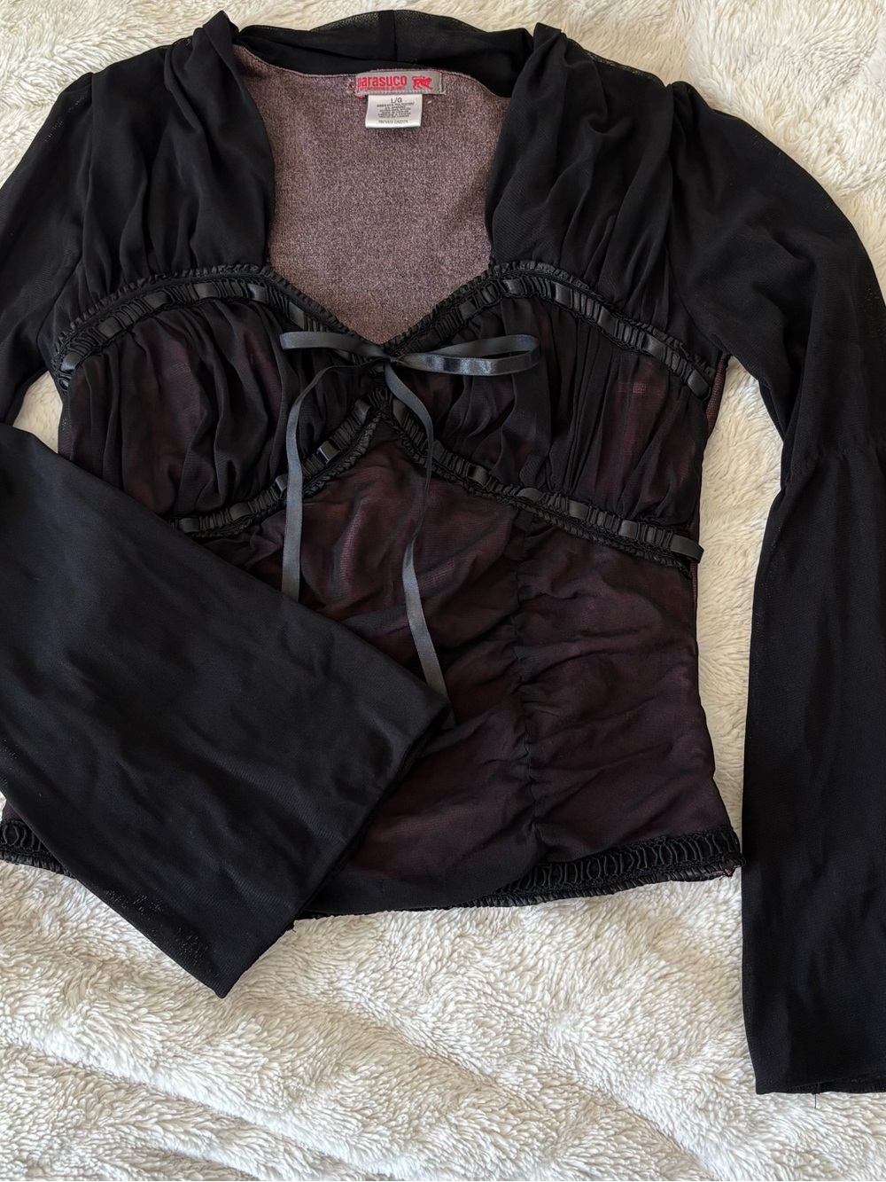 Parasuco Gothic Bell Sleeve Top